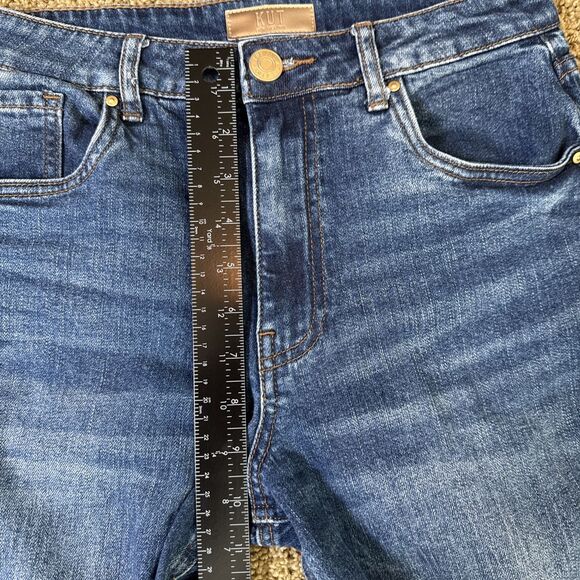 Kut From The Kloth Ashley Slouchy BARREL JEANS Size 00 High Rise Blue Denim EUC - Picture 5 of 7